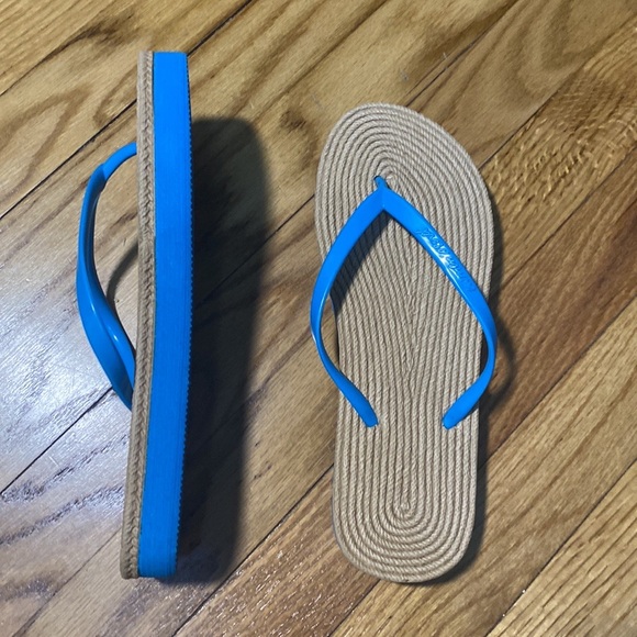 Women’secret New Beach/home Flip-flops New with tags beige/blue sz EUR 38 us 7.5 - Picture 2 of 7